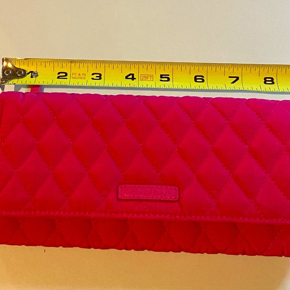 Vera Bradley Bright Pink Tri fold wallet